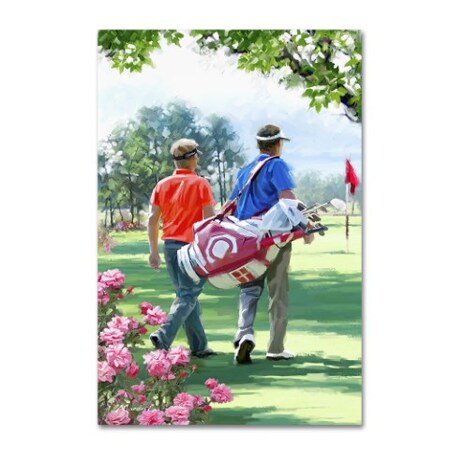 The Macneil Studio 'Golf Players' Canvas Art,16x24